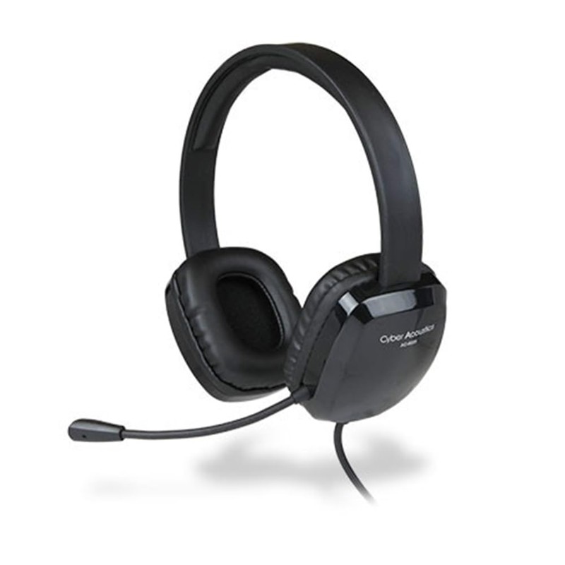 Cyber Acoustics USBMC20 AC-6020 USB Stereo Headset