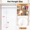 NANATI Hat Hangers for Closet, 1 Pack Stainless Steel Hat
