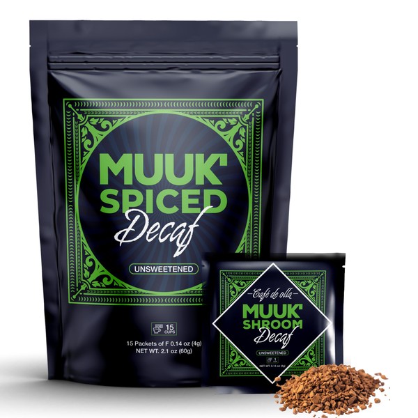 Decaf Instant Coffee by MUUK' | Spiced with Cacao, Cinnamon