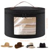 Round Hat Box with Lid, 43 x 26 cm, Foldable
