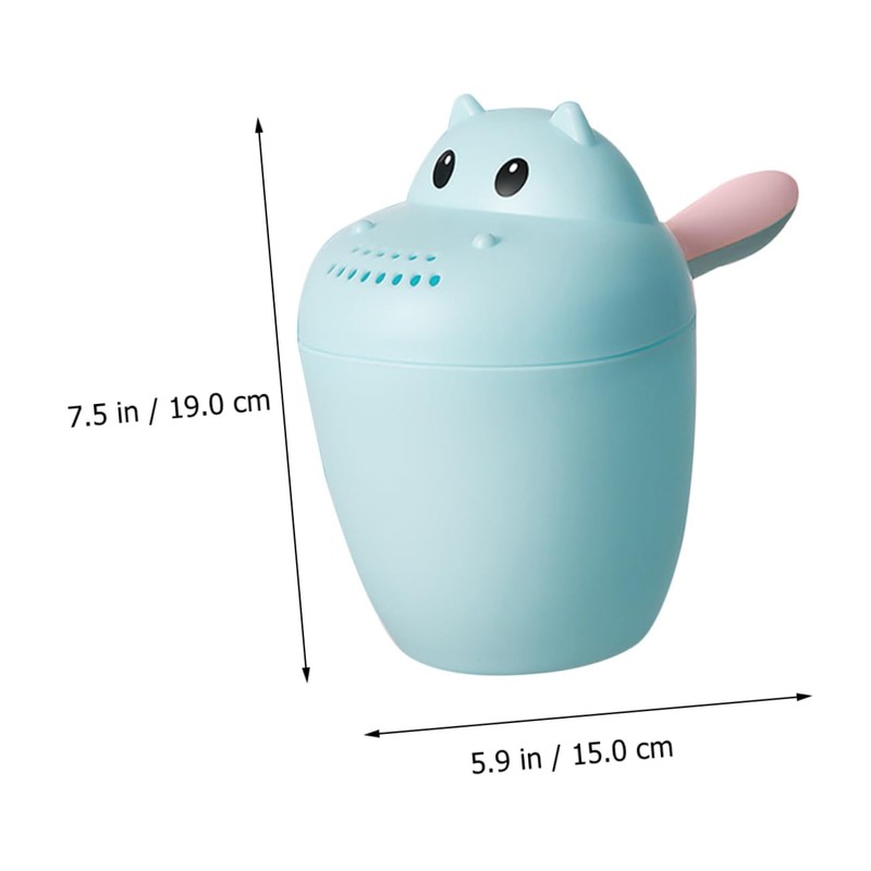 Baluue Baby Shampoo Cup Baby Shower Spoon Small Animal Shampoo