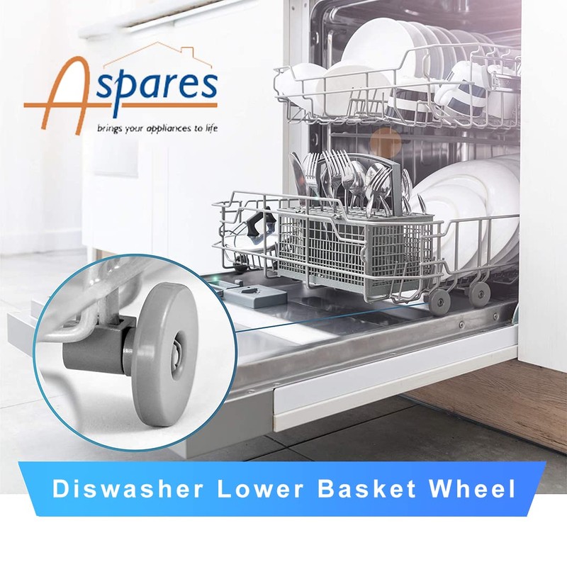 Dishwasher Lower Basket Wheels for Aeg Electrolux Zanussı 40 mm