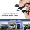 LATRAT 4 Pcs Deer Whistle Animal Warning Car Motorcycle Black