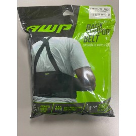 AWP 1L-629-3C-LXXL AWP Polyester Hook-n-Loop Back Support Large-XXLarge