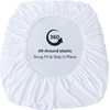 LuxClub King Fitted Sheet Bedding with 45cm Depth, Extra Deep
