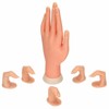 Multibao Flexible Movable Soft Plastic Hand for Fake Nail Art