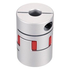 MECCANIXITY Aluminum Shaft Coupling 12mm to 12mm Flexible Spider Coupling L50mm x D35mm Coupler Jaw Spider Shaft Joint Connector for 3D Printers DIY Encoder CNC Router Milling Machine