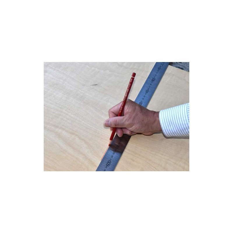 Fueki Fueki Glue Industry KEHR-3 Red Building Pencil, Pack of