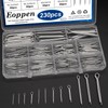 Eoppen 230Pcs Cotter Pin Assortment Kit - 304 Stainless Steel