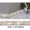 LH_DECOR 8 Cenefas Moldura Zoclo Decorativo Pared Vinilo Autoadhesivo