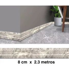 LH_DECOR 8 Cenefas Moldura Zoclo Decorativo Pared Vinilo Autoadhesivo