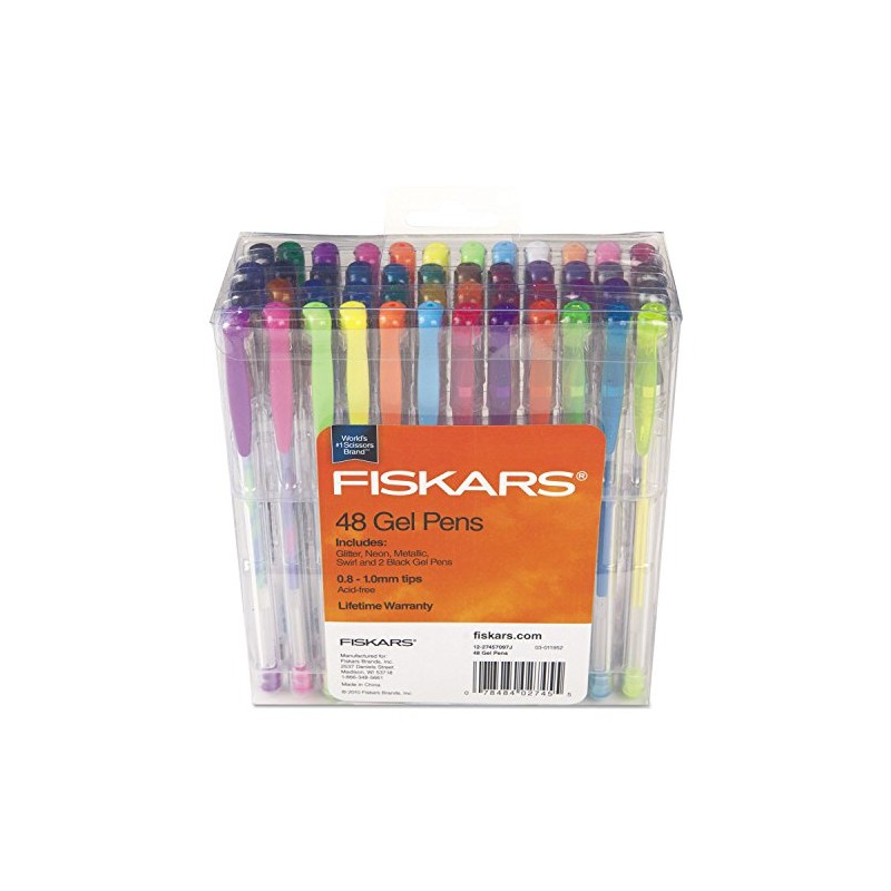 Fiskars Gel Pen 48-Piece Value Set