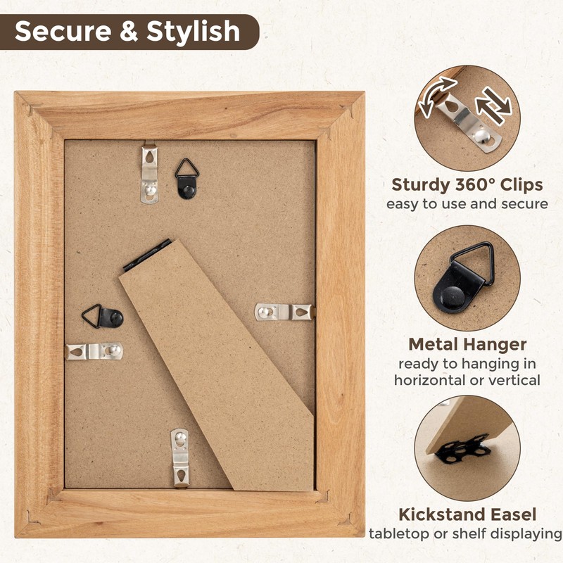 Fun Memories 5x7 Picture Frame, Natural