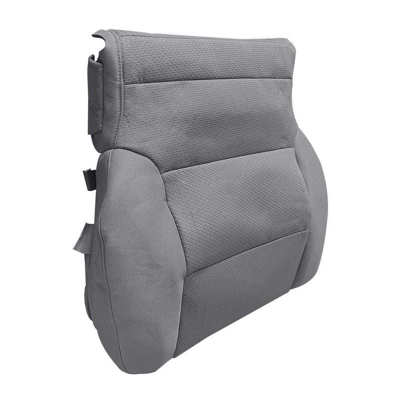 Driver Side Bottom Replacement Cloth Seat Cover Gray Compatible with