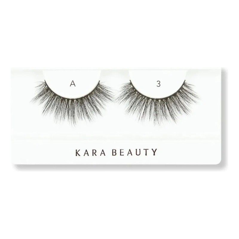 Pestaña Postiza Kara Beauty Fabulashes Modelo A3 Negro C