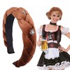 Oktoberfest Women's Headband, Elegant & Comfortable Dirndl Hair Accessory with