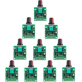RUNCCI-YUN 10pcs 1.8V 3V 5V 6V 7.2V 12V 2A PWM Motor Speed Controller, DC Speed Controller 12V, Motor Speed Switch Controller LED Volt Regulator Speed Controller