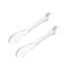 ccHuDE 20 Pcs Clear Acrylic Makeup Spoon Sticks Cosmetic Spatulas