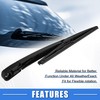 X AUTOHAUX Rear Windshield Wiper Blade Arm Assembly Windscreen Wiper