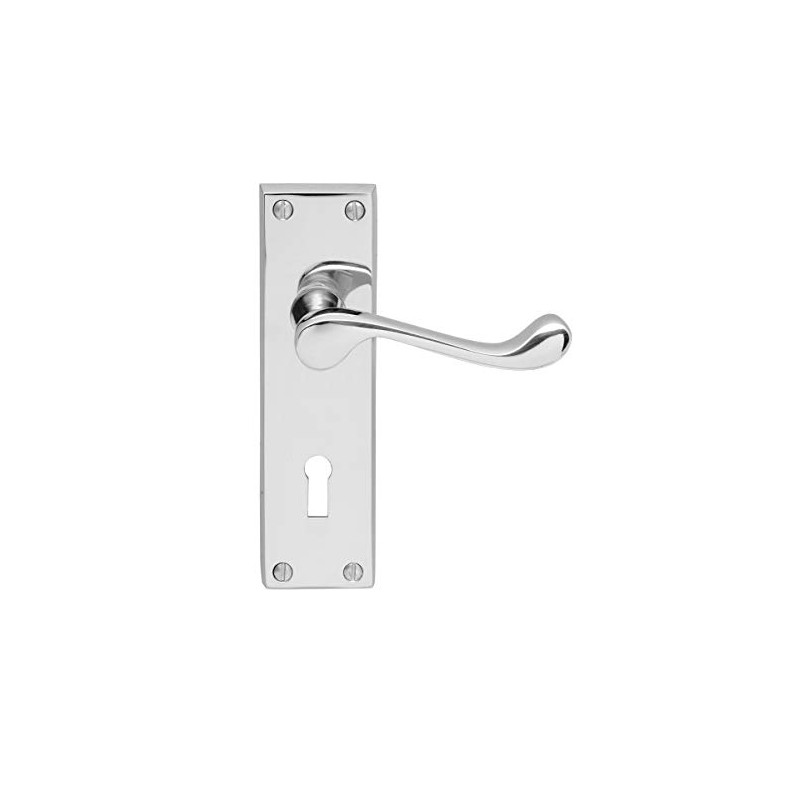 Carlisle Brass CBS54CP/BP Door Handle, Polished Chrome