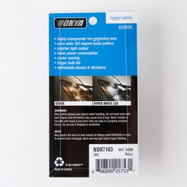 NOKYA 7443 LED White 3W 6000K 190Lm Made in Taiwan (1pc) NOK7163