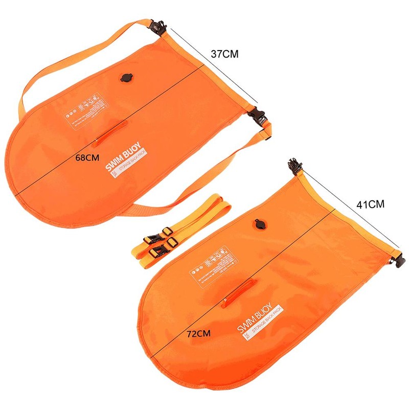 Swimming Buoy Safety Buoy Double Backpack Swimming Training Buoy Water