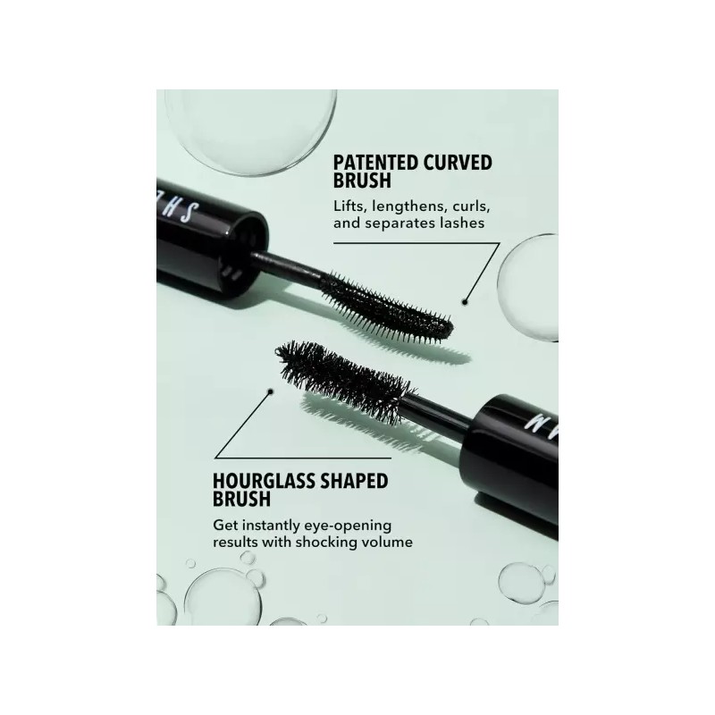 SHEGLAM 2 인 1 블랙 볼륨 및 길이 방수 마스카라