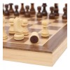 Didacti Juegos Ajedrez De Madera Tablero Plegable De Lujo Chess