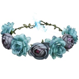 Garland Flower Crown Hair Wreath Wedding Headdress Hair Accessory Wedding Dance Costume Romantic Bracelet Party Photography Entrance Ceremony 2nd Party Recital Concert Halloween Cosplay Costume