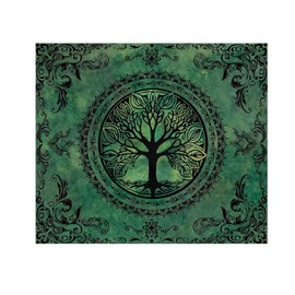 tinunata Tree of Life Tapestry Wall Hanging Aesthetic Green Natural Vintage Tree Tapestry Hippie Bohemian Mandala Decor Wall Tapestries for Bedroom, Living Room, Dorm