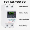 SINOTIMER Adjustable Voltage Surge Protector 110VAC 120VAC, Relay with LED