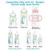 Sippy Straw Cup Conversion Kit for Dr Browns Wide-Neck Baby