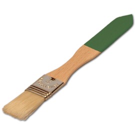 HOFMEISTER® Household Brush, Width: 1 inch, Length: 20 cm, Pastry Brush with Natural Bristles, 100% Made in Germany, Made of Wood, with Coloured Handle (Leaf Green)