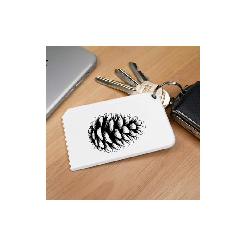 Azeeda 'Single Pine Cone ' Plastic Ice Scraper (IC00041506)