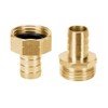 Truper CFM-5/8B, Conectores macho y hembra 5/8", de latón sólido