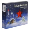 Ebersbacher Kerzenfabrik Baumkerzen rot , 20 Stück, Größe 13x105mm ,