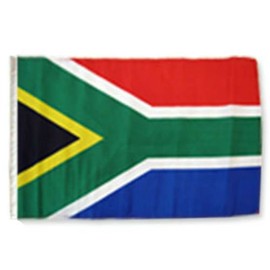 Moon 12''x18'' South Africa African Sleeve Flag Boat Car Garden - Vivid Color and UV Fade Resistant - Prime Outside Garden Home Decor
