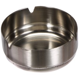 Equinox 502711 Aschenbecher Edelstahl, silberfarben, 9,80 x 9,80 x 3,5 cm