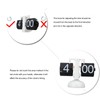 European Style Retro Digital Flip Down Clock 304 Stainless Steel