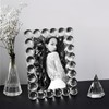 SAAEH SWWH 5x7 Clear Bubble Crystal Picture Frame,with 24 Clear