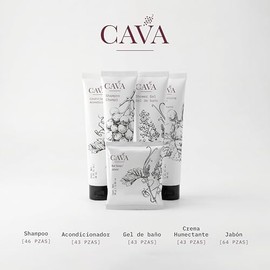 Kit Amenidades para Hotel JYPESA Cava 239 Piezas | Shampoo, Acondicionador, Gel de Baño, Crema Corporal y Jabón Hotelero | Amenidades para Airbnb, Hot