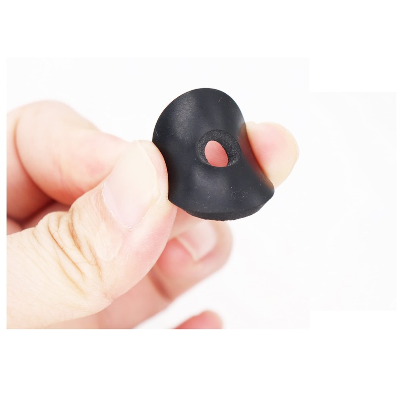 120pcs 1/4" ID(OD=1", 1/8" Thickness) Rubber Flat Washer Flat Rubber