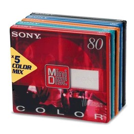 Sony 5MDW80PR Mini Disk 80 Minutes (5 Pack)