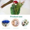 80 Pieces Flower Wire, 30cm Length 3mm Diameter Flower Stems,
