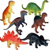 Lello & Monkey Dinosaur toys set of 6 plastic dinosaurs