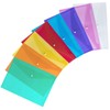 A4 Plastic Wallet Folders-24 Pack A4 Plastic Folders Plastic Popper