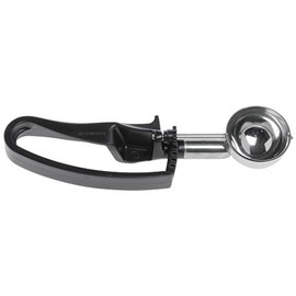 Vollrath 47398 Disher - Squeeze, Size 30, 8-1/4 oz. Capacity, Black