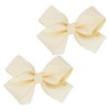 3 Inch Grosgrain Bow for Little Girls- Set of 2