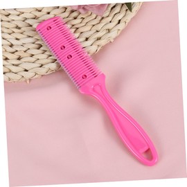 LALAFINA Hair Styling Comb Double-Sided Haircut Scissors Stainless Steel Hair Shaper