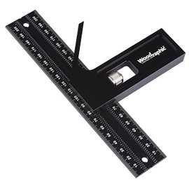 Woodraphic 200mm Combination Square – Metric CNC Marking and Layout Tool for Woodworkers, Joinery, Cabinet Setup, and Framing – Precision Aluminum Measuring Ruler